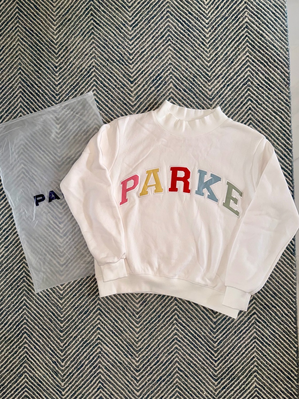 NEW Parke Summerland Mockneck - paradise